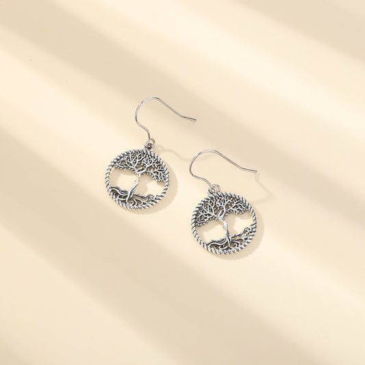 pendientes arbol de la vida mujer