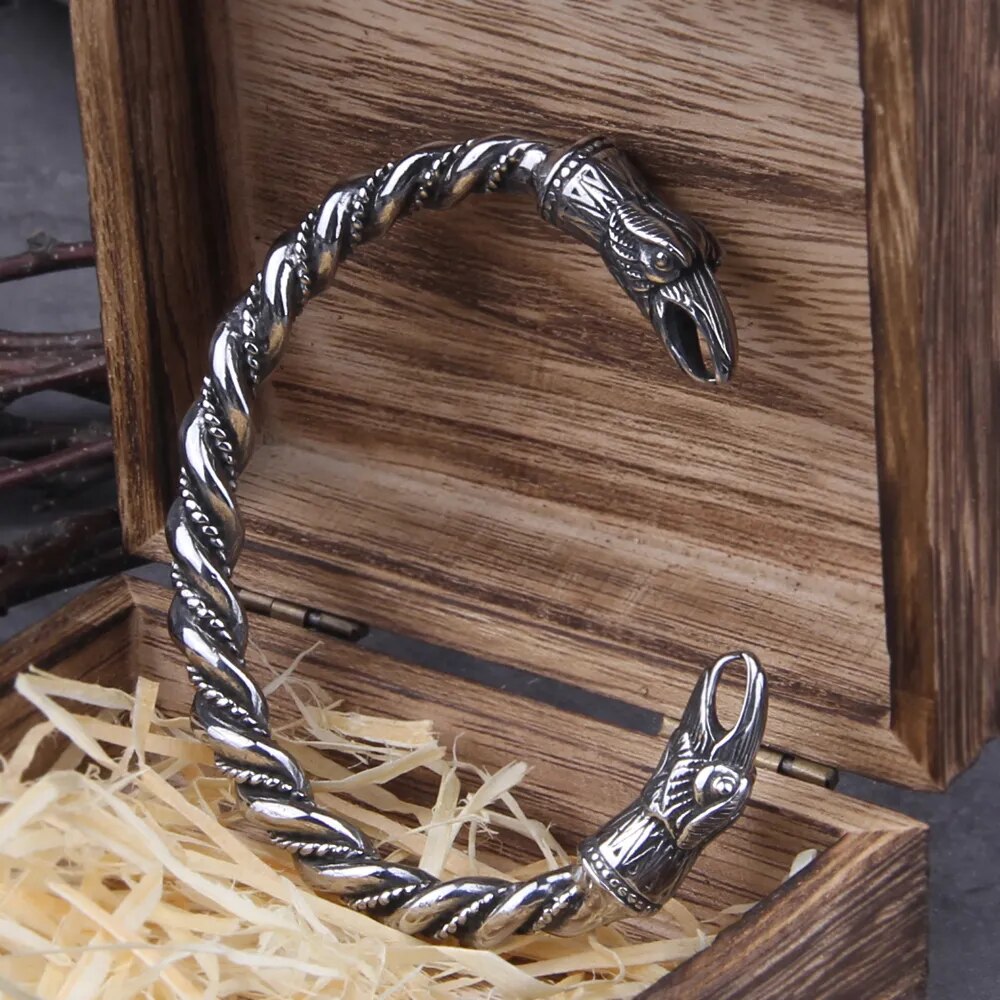 pulsera cuervo vikingo
