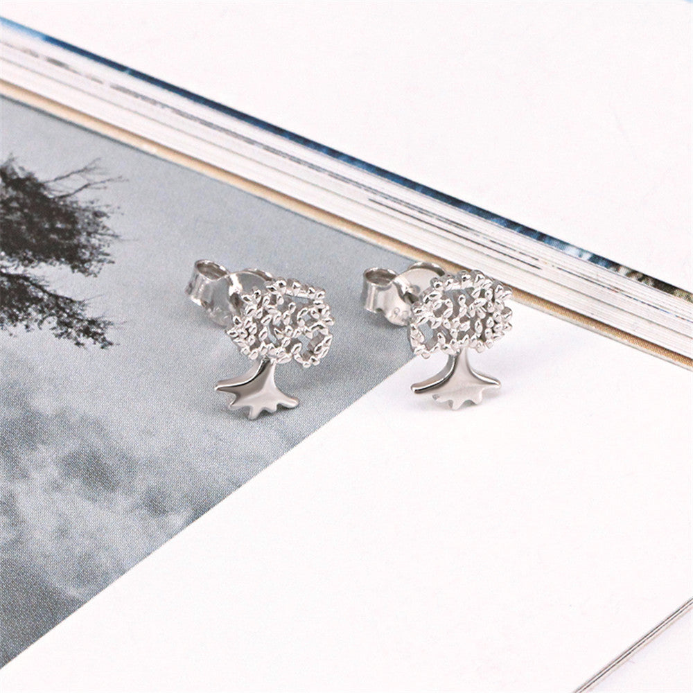 pendientes plata arbol de la vida mujer