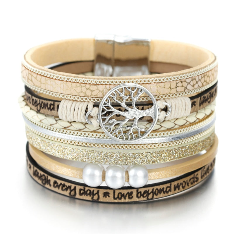pulsera con arbol de la vida