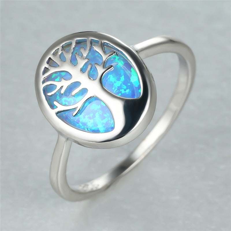 anillo arbol mujer