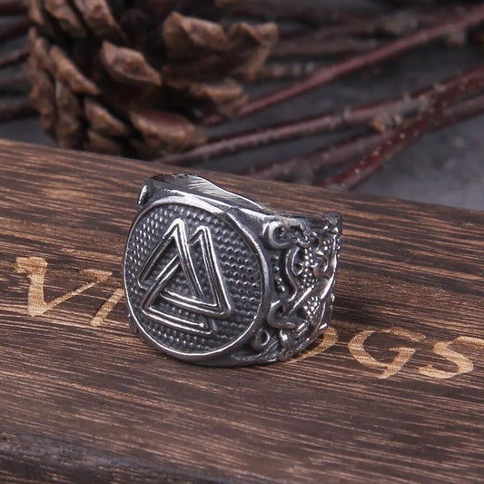 anillo vikingo valknut