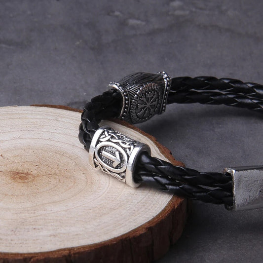 pulsera de brujula vikinga