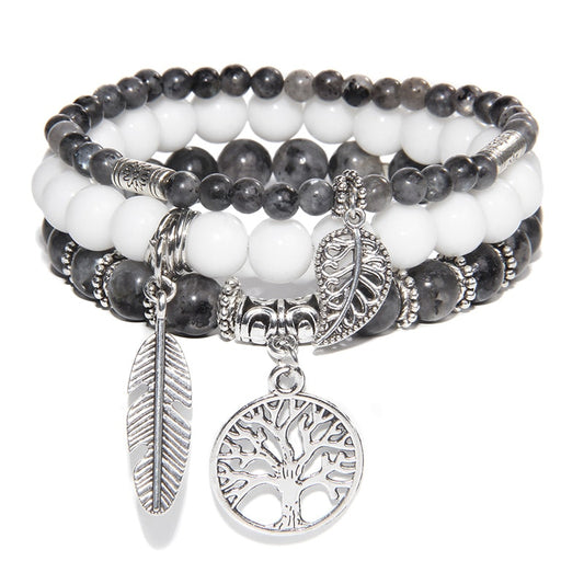 pulsera arbol de la vida piedras