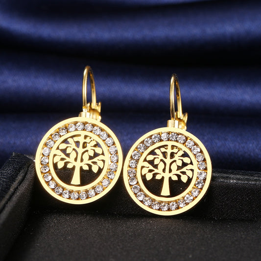 pendientes arbol de la vida mujer