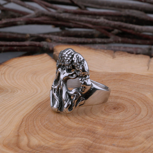 anillo de tronco de arbol
