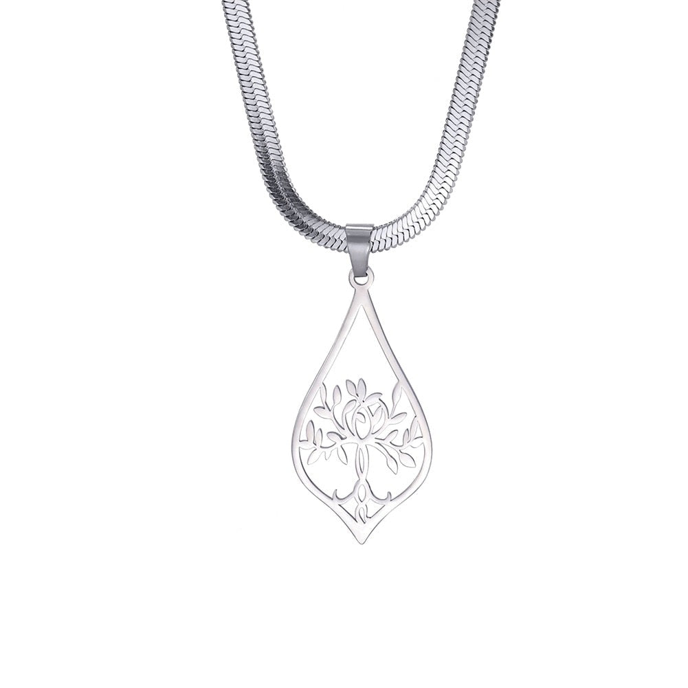 collar plata arbol de la vida