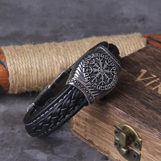 brazalete de brujula vikinga