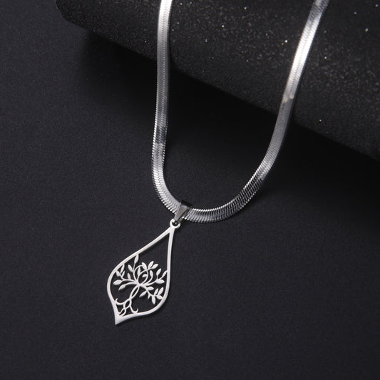 colgante plata arbol de la vida