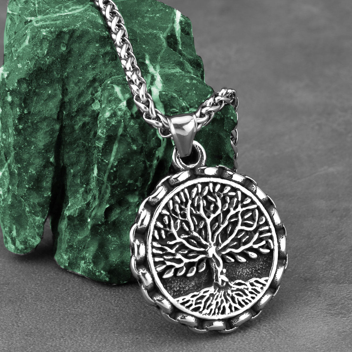 amuleto plata arbol de la vida