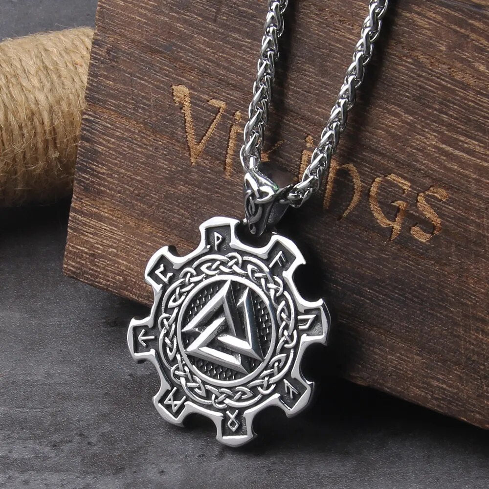 colgante vikingo steampunk