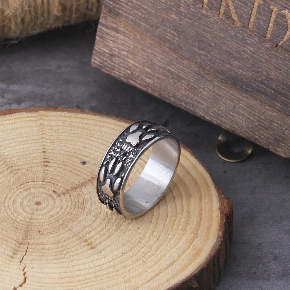 anillo de pata de oso