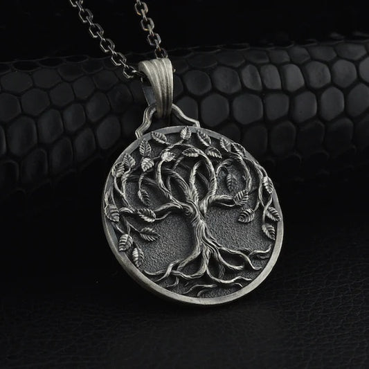 collar arbol de la vida plata