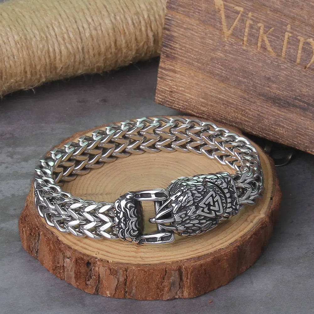 pulsera vikinga hombre valknut