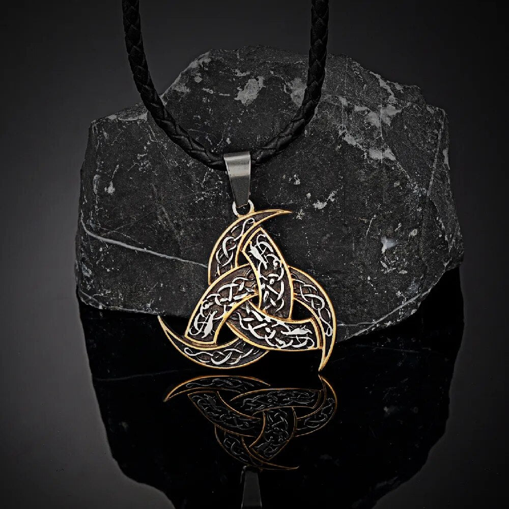 colgante de hombre vikingo odin