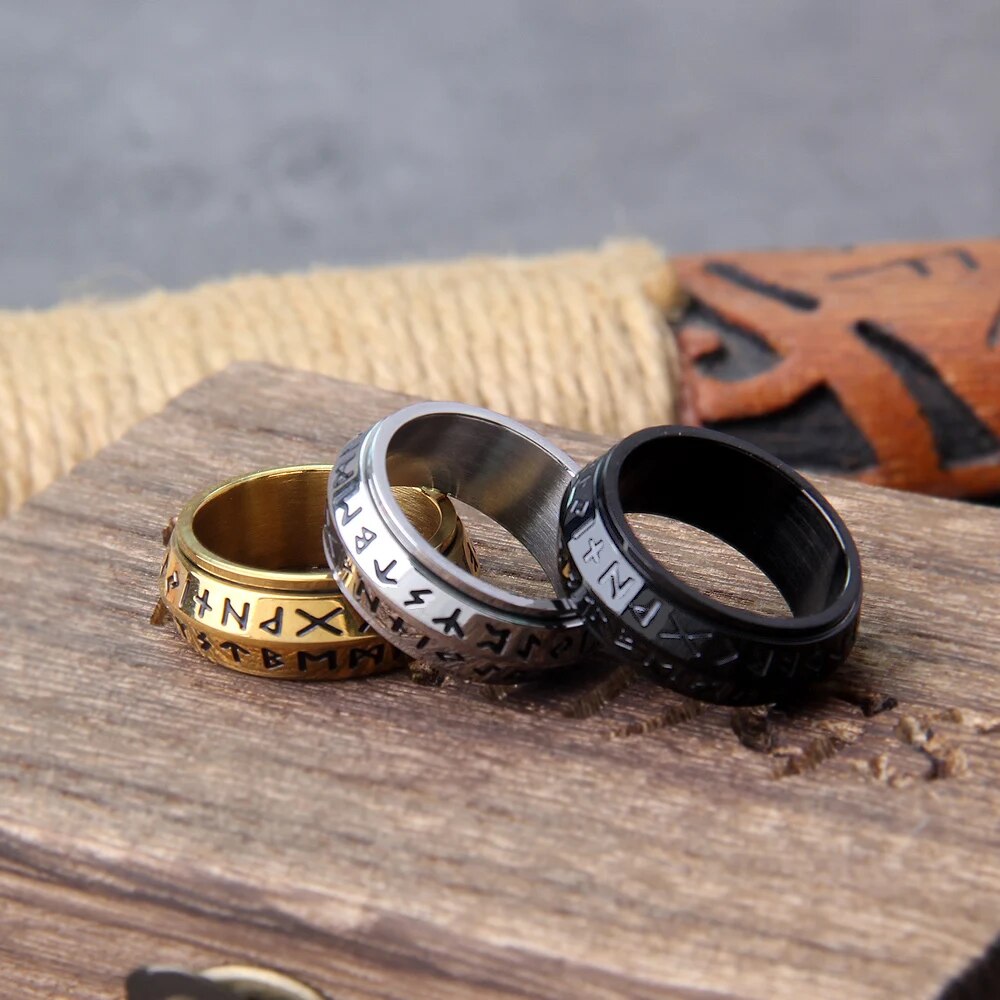 anillo hombre runas vikingas
