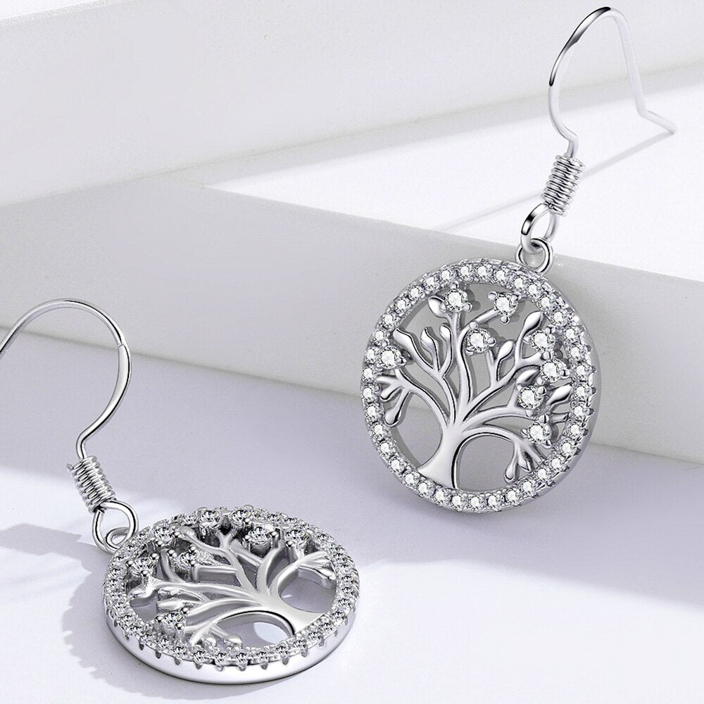 aretes arbol de la vida mujer