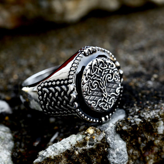 anillo vikingo arbol vida