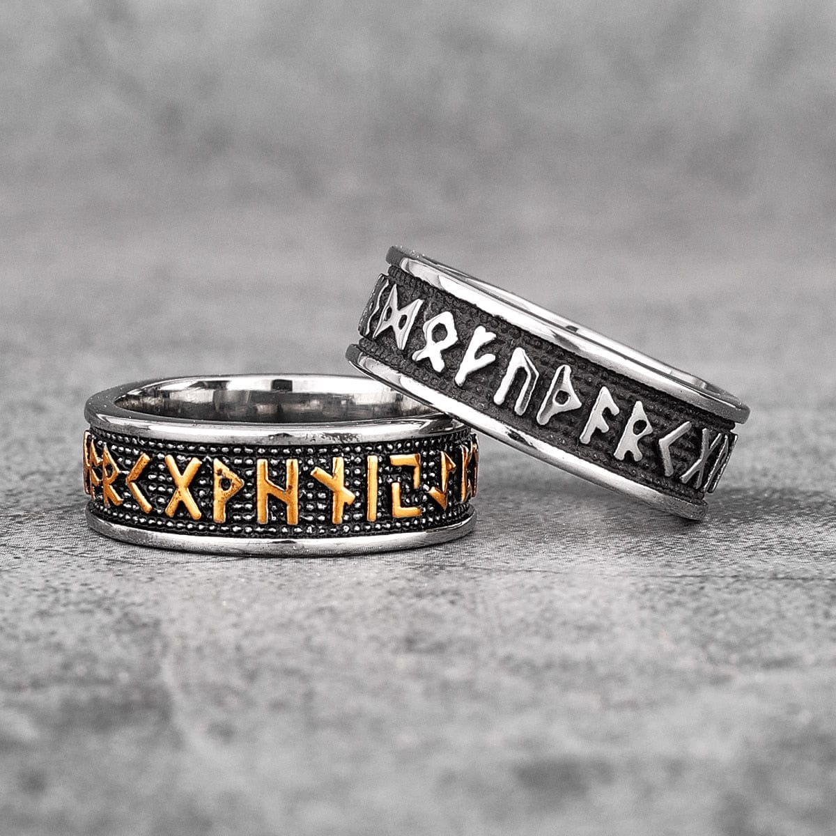 anillo nordico con runas