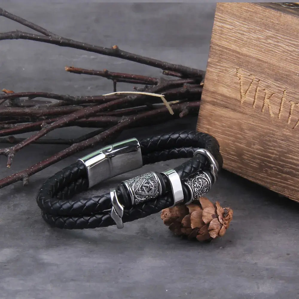 pulsera vikinga para mujer