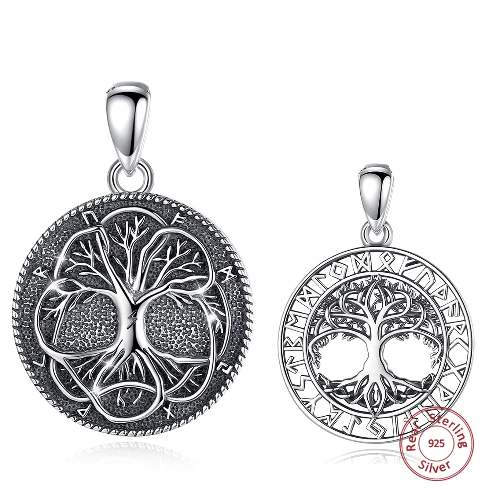 colgantes arbol plata