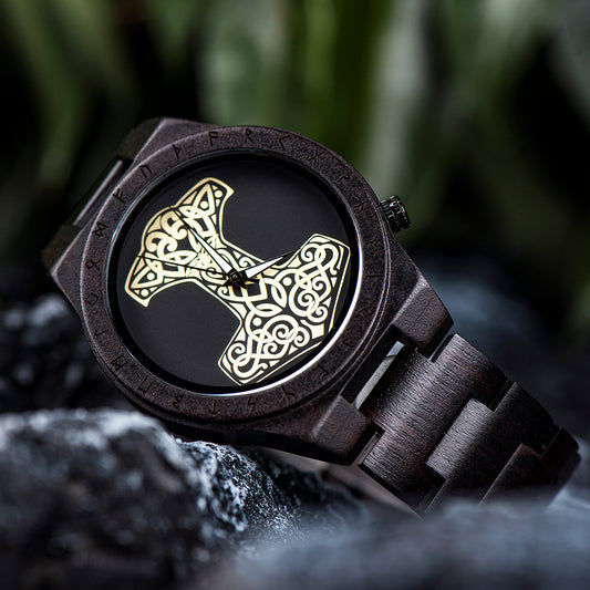 reloj negro thor