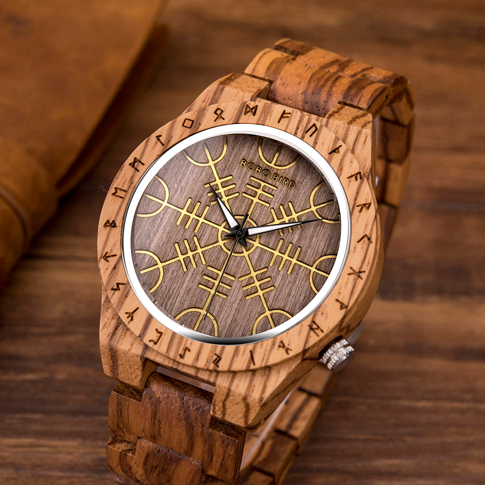 reloj nordico marron
