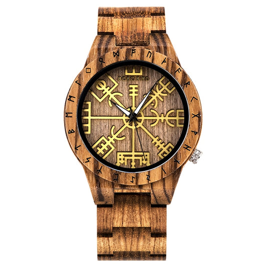 reloj madera vegvisir