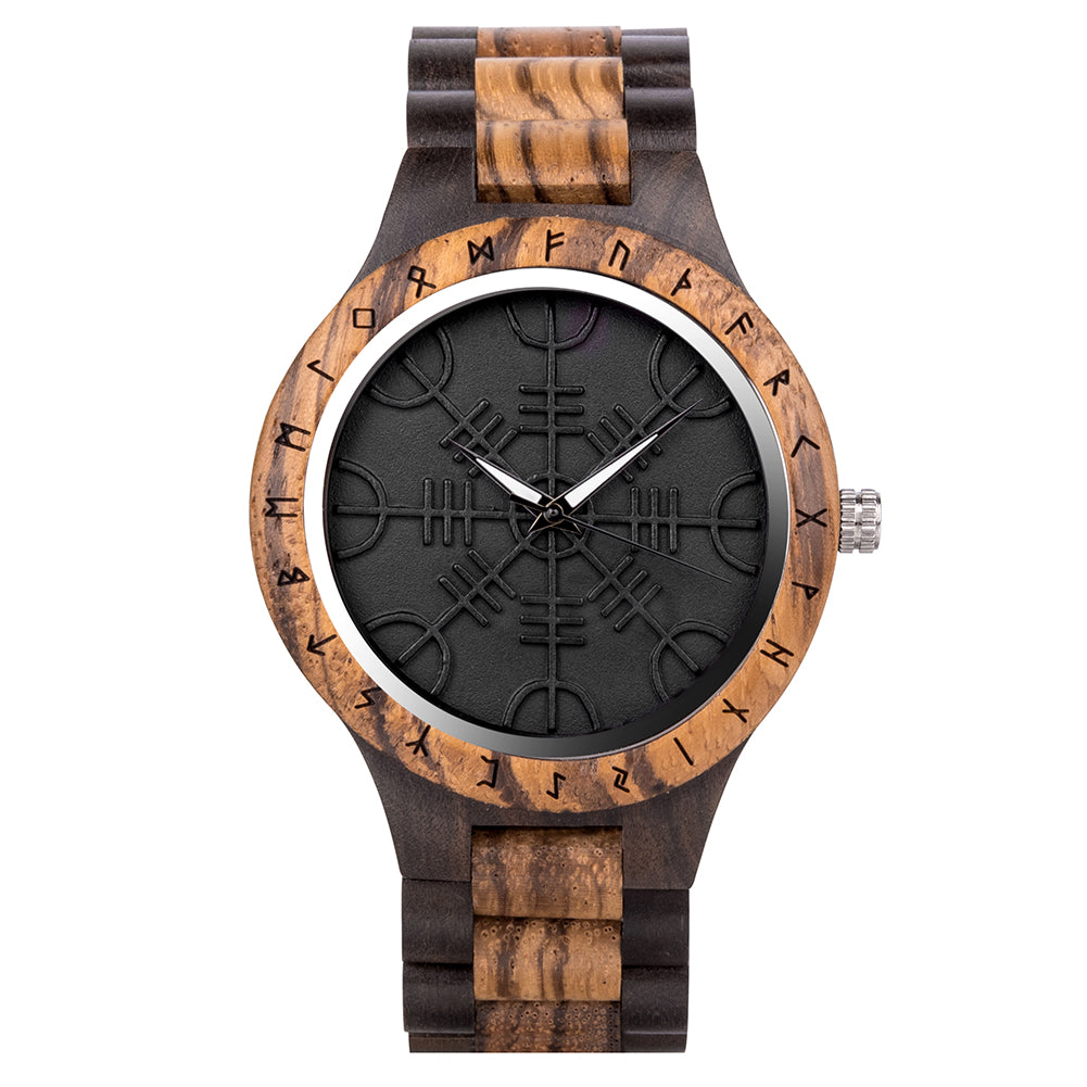 reloj de madera ebalo