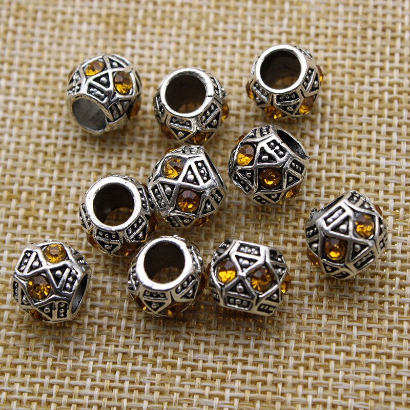 Perlas de Barba Piedras Preciosas Amarillas