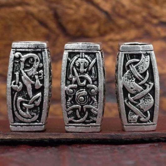 abalorios barba vikingos