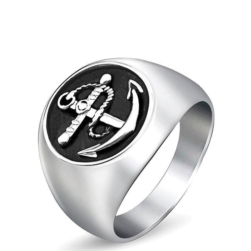 anillo ancla marina
