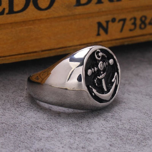 anillo vikingo ancla