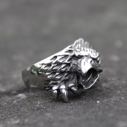 anillo vikingo aguila