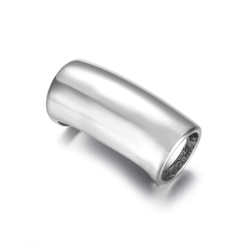 anillo de barba plata