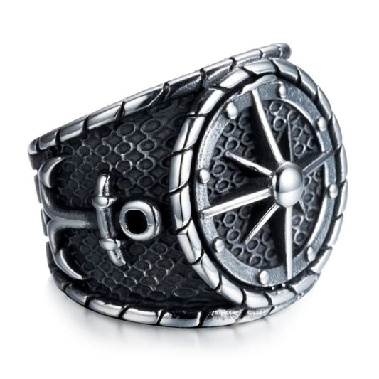 anillo brujula vikinga