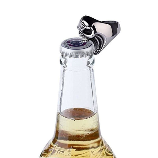 Anillo Calavera Abrebotellas