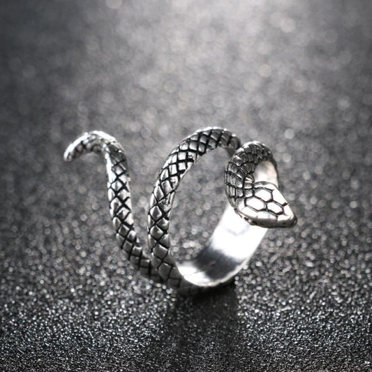 anillo serpiente mujer