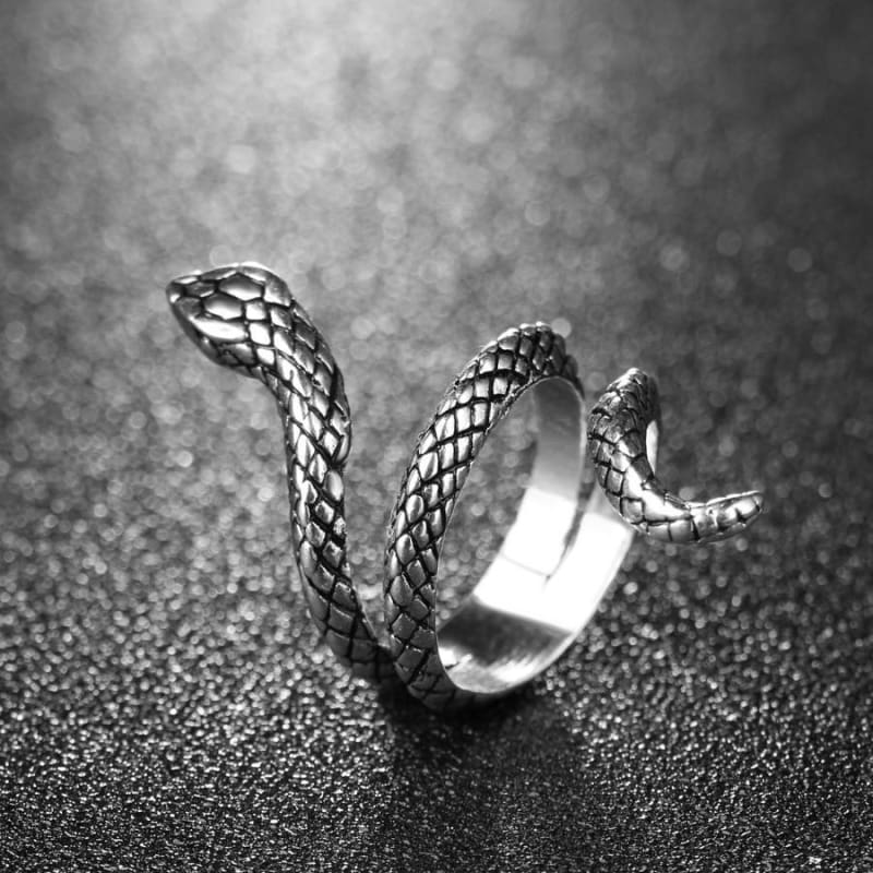 anillo vikingo serpiente