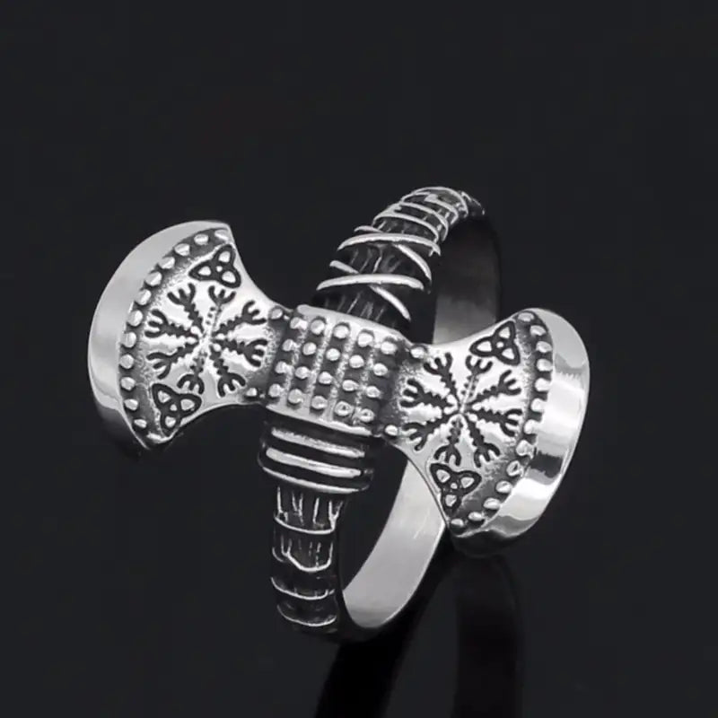 Anillo Hacha Vegvisir