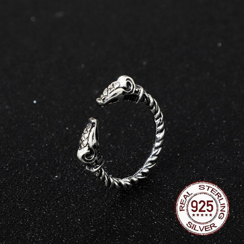 anillo vikingo plata