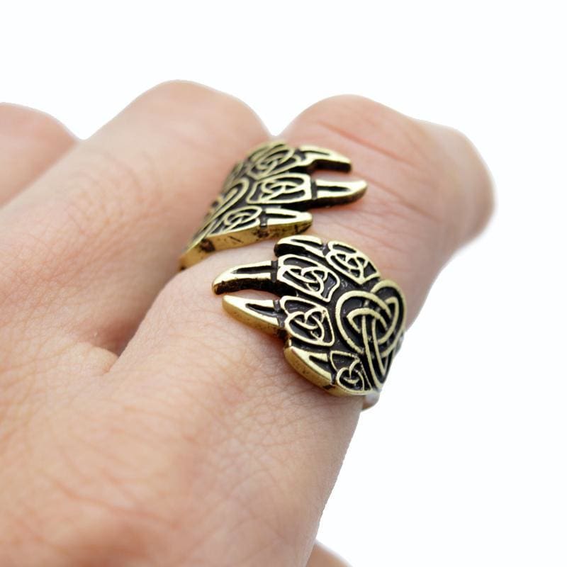 anillo vikingo berserker