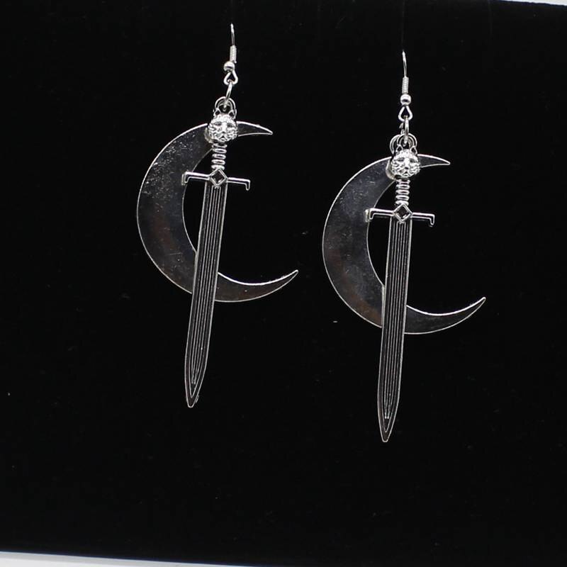 Pendiente Espada y Luna