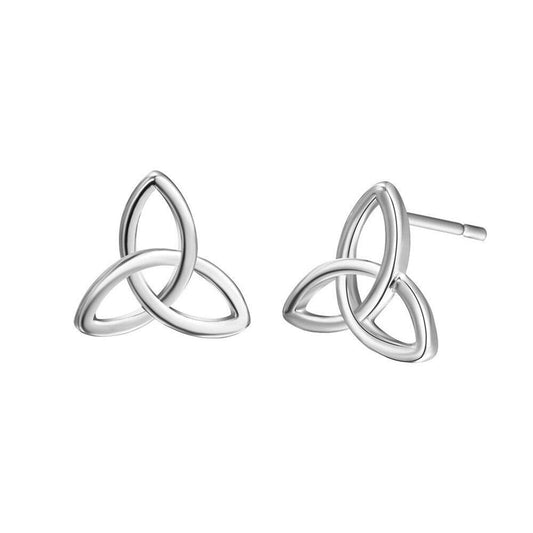 Pendiente Triqueta Plata