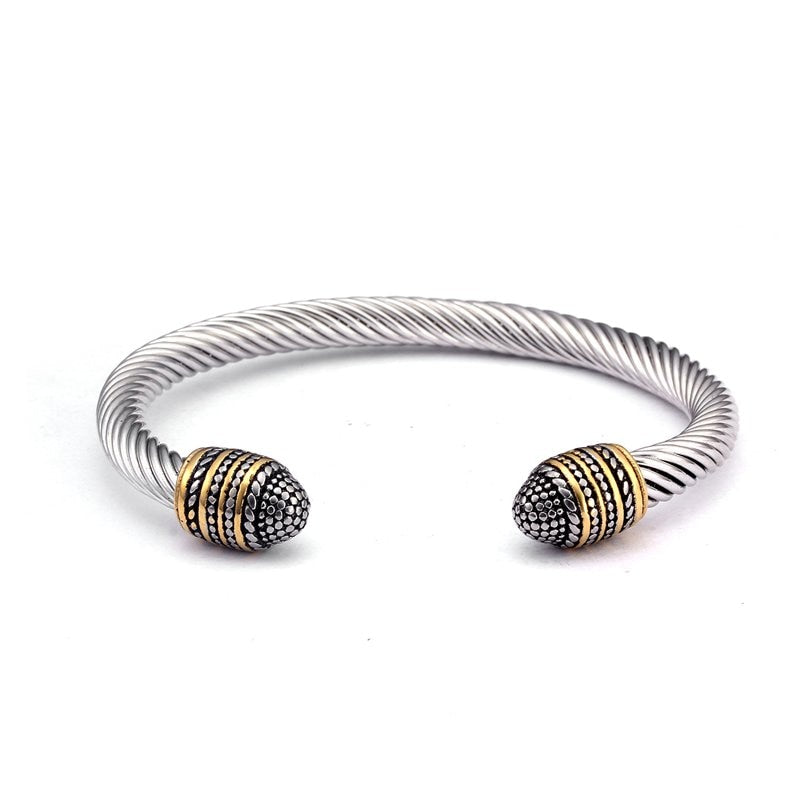 brazalete vikingo hombre acero