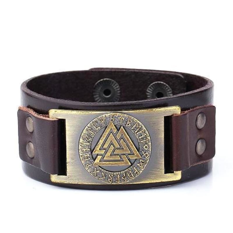brazalete valknut dorado