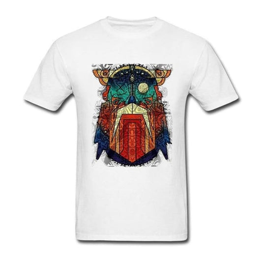camiseta de odin blanco