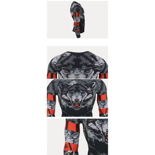 camiseta de lobo deportiva