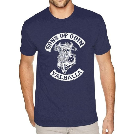 camiseta sons of odin azul