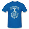 camiseta vikinga yggdrasil azul